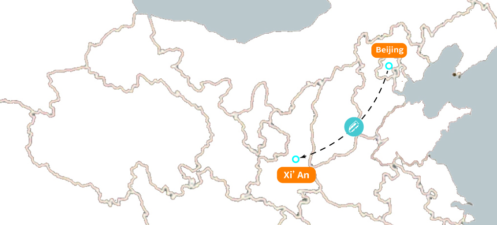 Тур по древним столицам Китая Map
