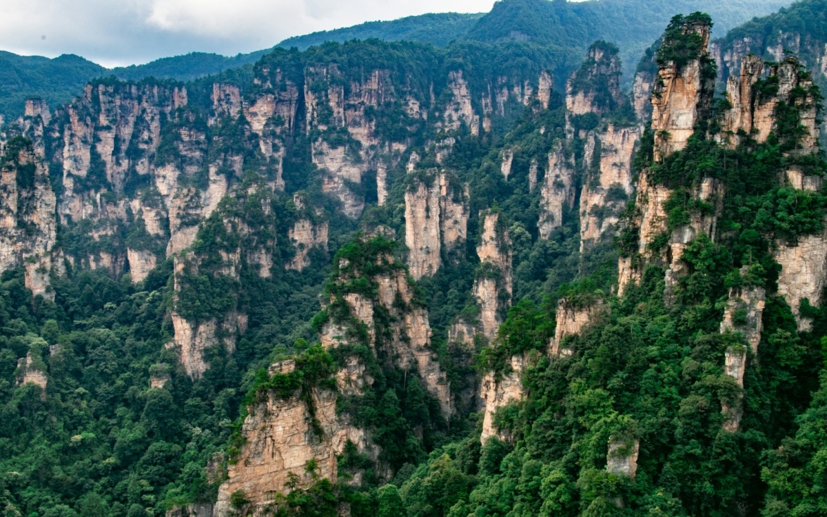 Jour 1:Zhangjiajie Yuanjajie & Golden Flux de fouet