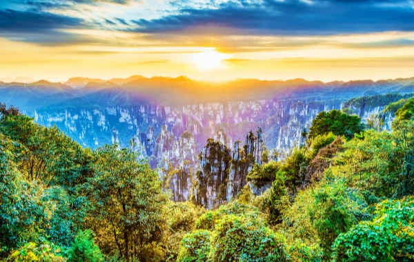 Zhangjiajie 투어에 광저우