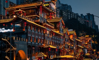 1日目: 重慶到着