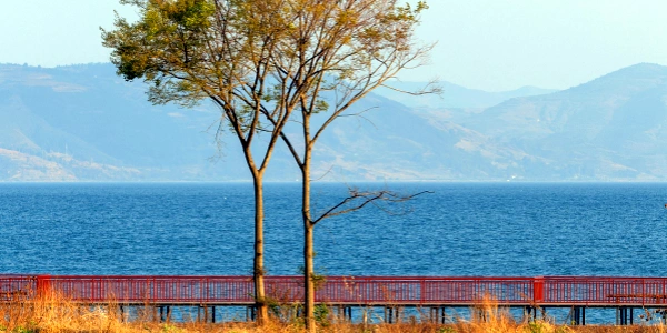 일 3: Fuxian 호수