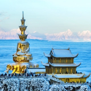 4일 청두 Emei 르산 투어