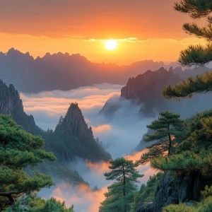 上海および山のHuangのツアー