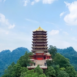 2 일 청두 산 Qingcheng 투어