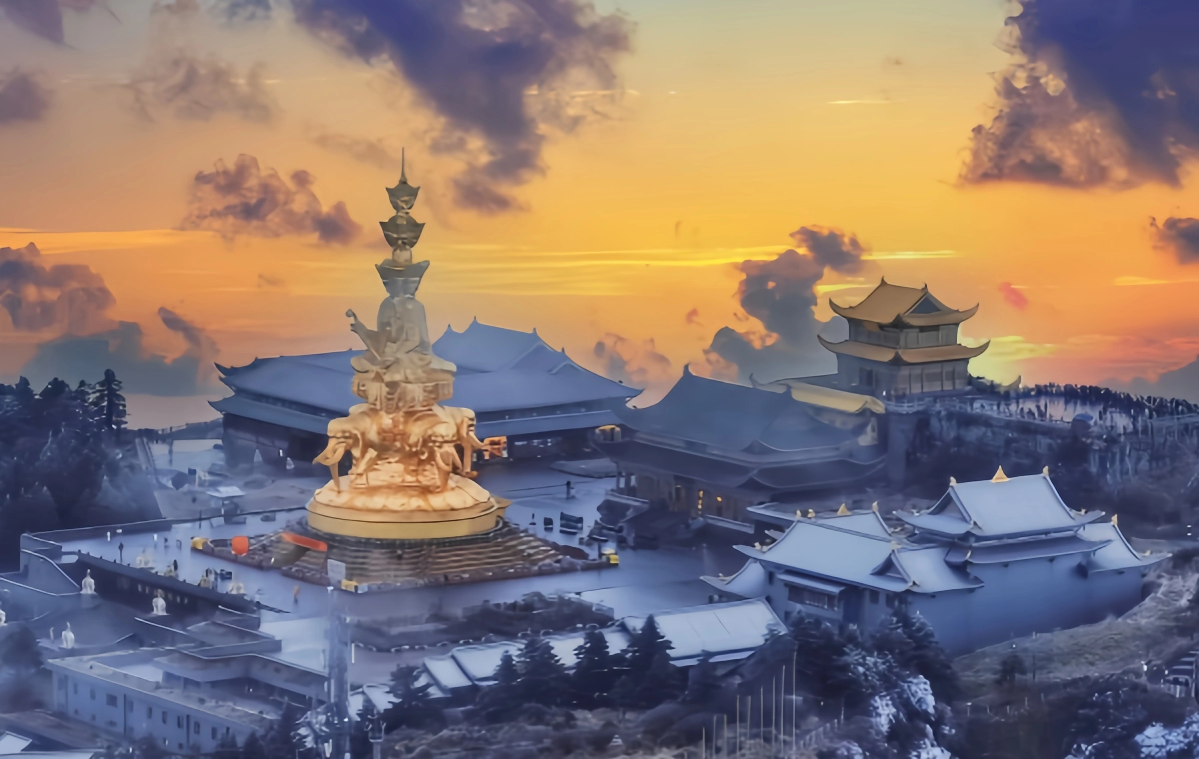 День 2: Эмишан-Чэнду