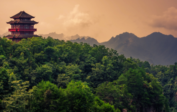 일 3: Zhangjiajie에 상해